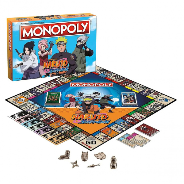 Настольная игра Монополия Naruto на английском язык